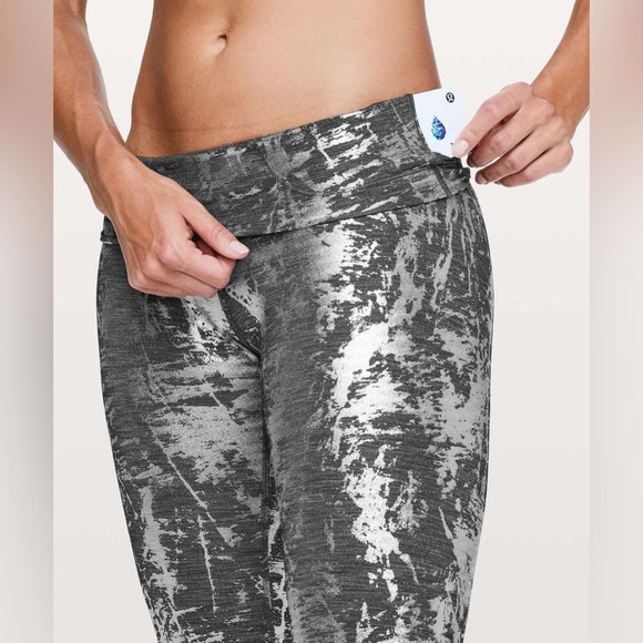 Lululemon Wunder Under Hi-Rise Leggings Full-On Luxtreme Brindle Shine Foil 28” - Picture 8 of 8